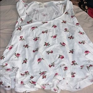 Forever 21 floral crop top